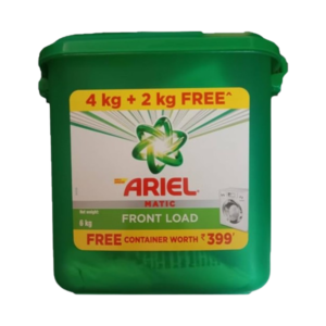 Ariel Mactic Front Load Detergent Washing Powder-4+2=6kg