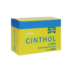 Cinthol Lime Refreshing Deo Soap 4x150gms