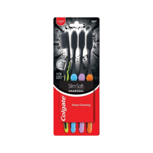 Colgate Slim Soft Charcoal Toothbrush 2 Units
