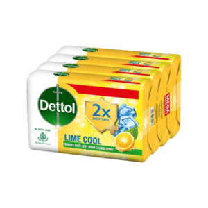 Dettol Lime Cool Soap 4 X 100gm