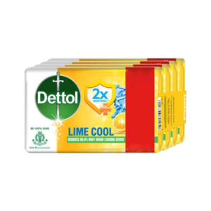 Dettol Lime Cool Soap 4 x 125gms