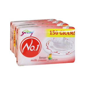 Godrej No.1Kesar & Milk Cream Soap 3x150gms