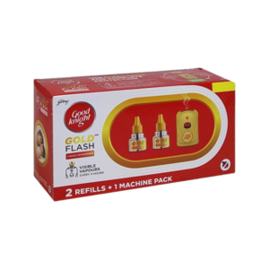 Good Knight Gold Flash (1 Machine + 2 Refills x 45 ml) 1 Unit