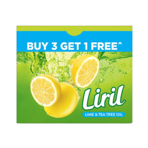 Liril Lemon & Tea Tree Oil Soap 3x125gms