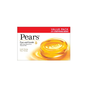 Pears Pure & Gentle Bathing Bar 3x125gms
