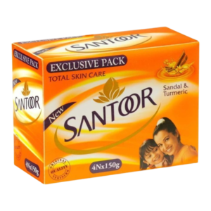Santoor Sandal & Turmeric Soap 4x150gms