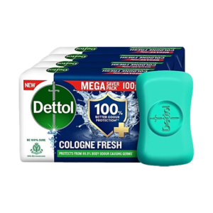 Dettol Cologne Fresh100g x 4units pack