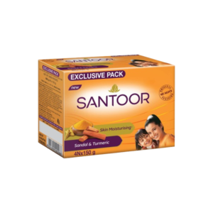 Santoor Sandal Turmeric 4Nx150g Box